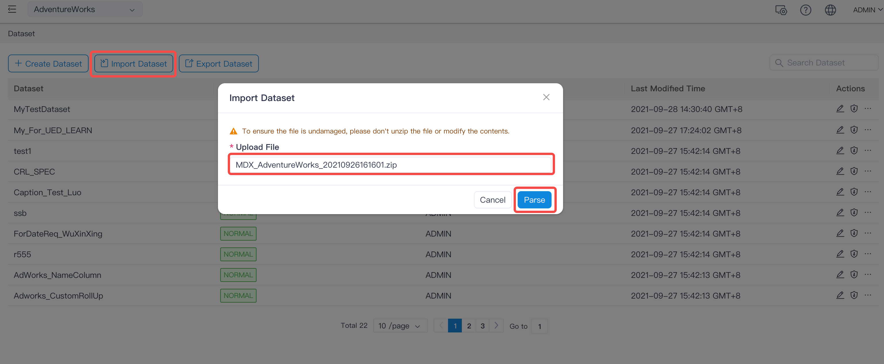 Import Dataset